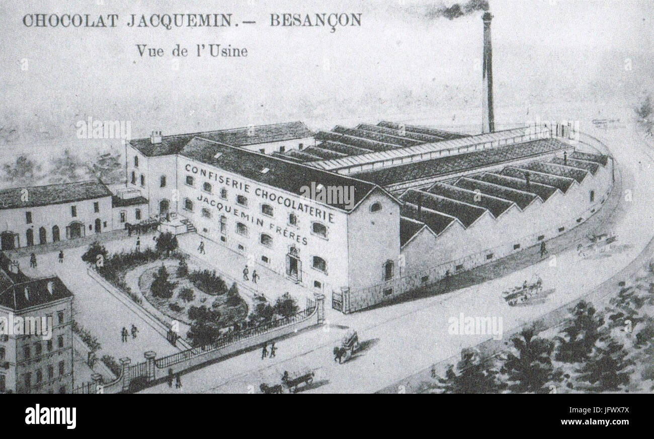 Chocolaterie Jacquemin - Besançon Stockfoto