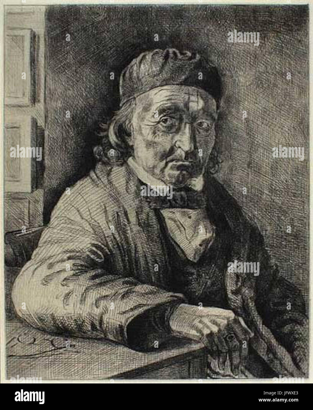 Christian Albrecht Jensen von f.p. Grünwaldt 01 Stockfoto