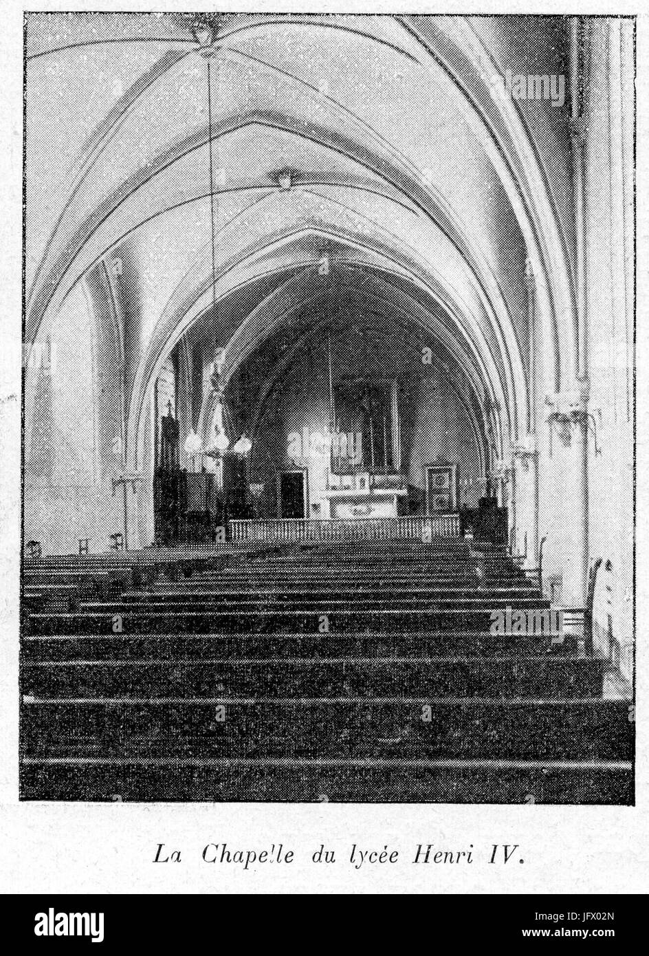 Clément Maurice Paris En Plein Air, BUC, 1.897.177 La Chapelle du Lycée Henri IV Stockfoto