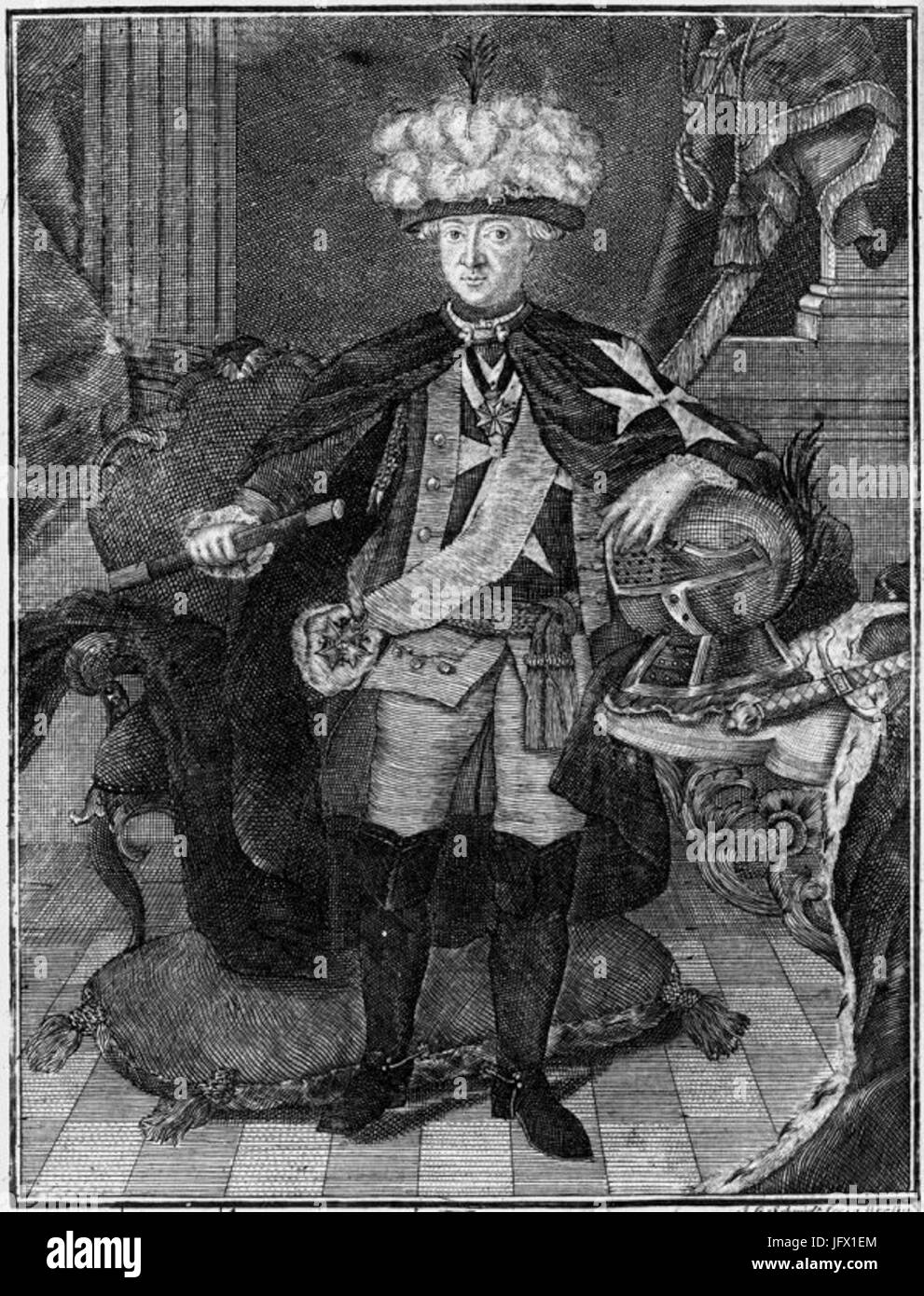 August Ferdinand von Preußen (1730-1813) Stockfoto