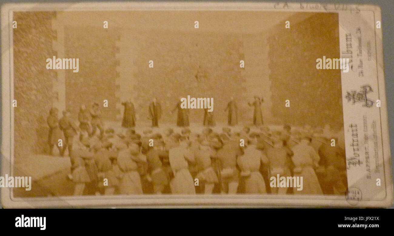 Commune de Paris 26 Mai Éxécution d'otages Stockfoto