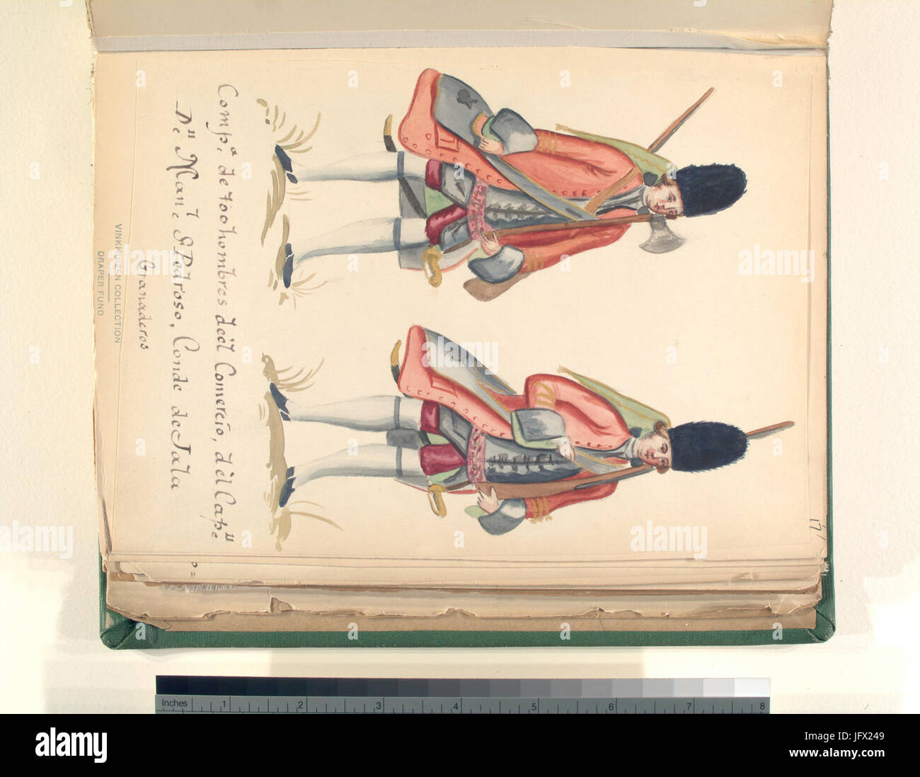 CompaơB1ia de 700 Hombres de el Comercio de El Capitan Don Manuel St. Pedroso, Conde de Jala Politécnica (NYPL b14896507-76688) Stockfoto