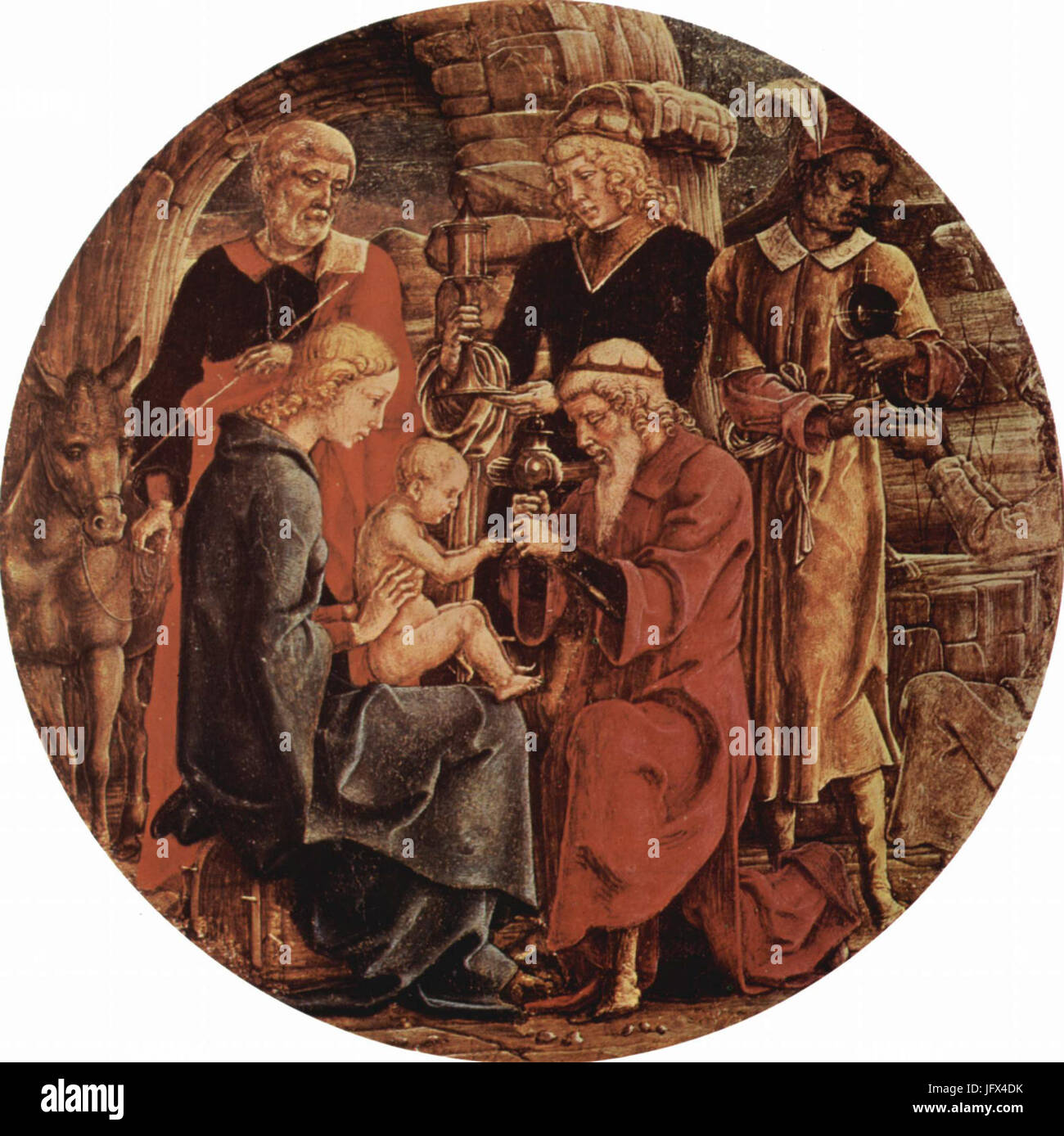 Cosmè Tura 032 Stockfoto