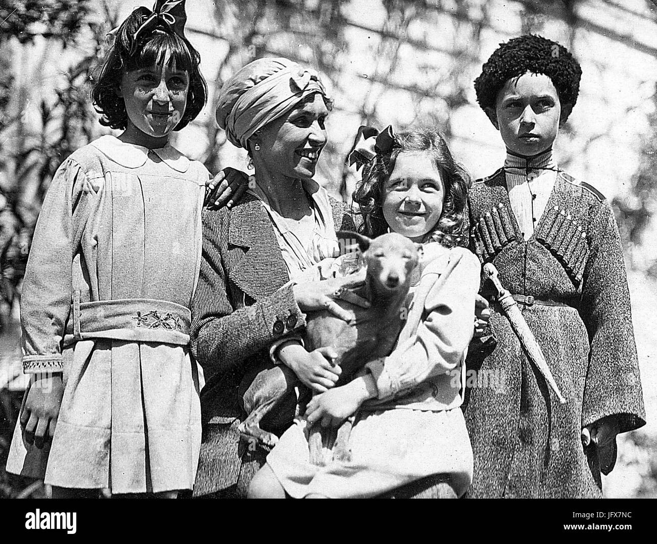 Barón Wrangel Familie Stockfoto