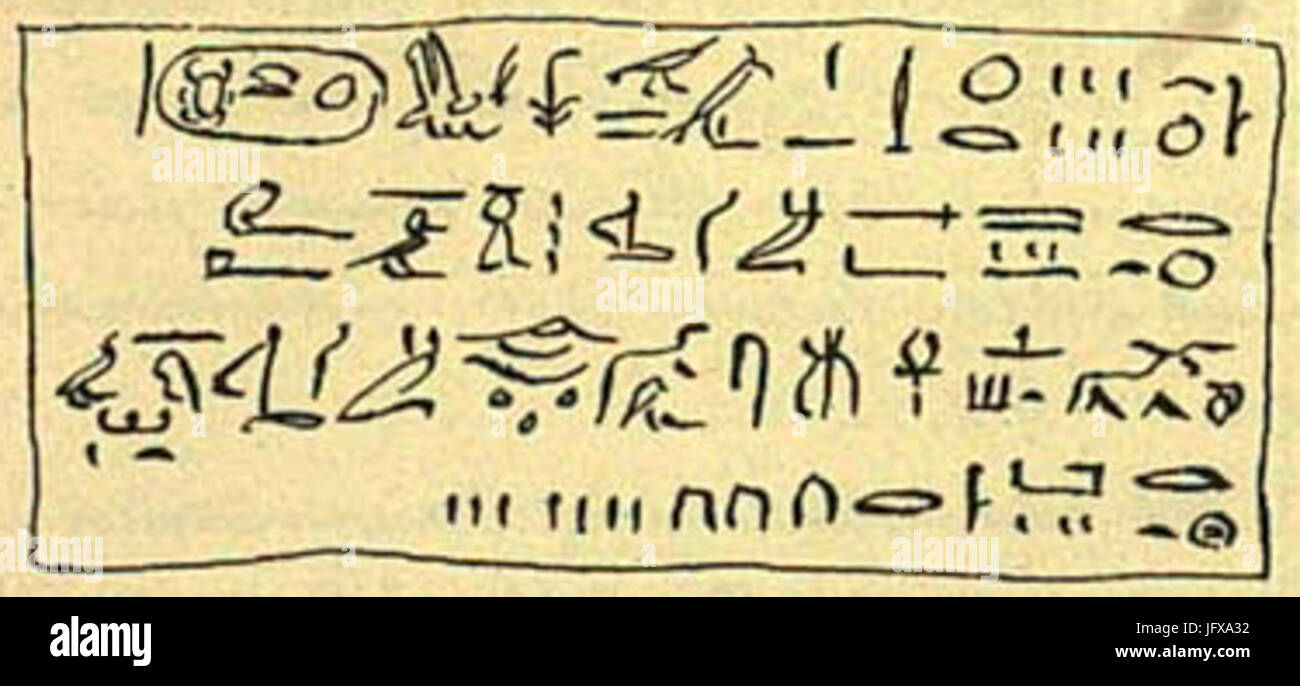 Beni Hassan 28Lepsius BH 329 02 Stockfoto