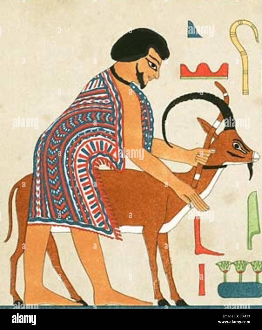 Beni Hassan 28Lepsius BH 329 05 Stockfoto