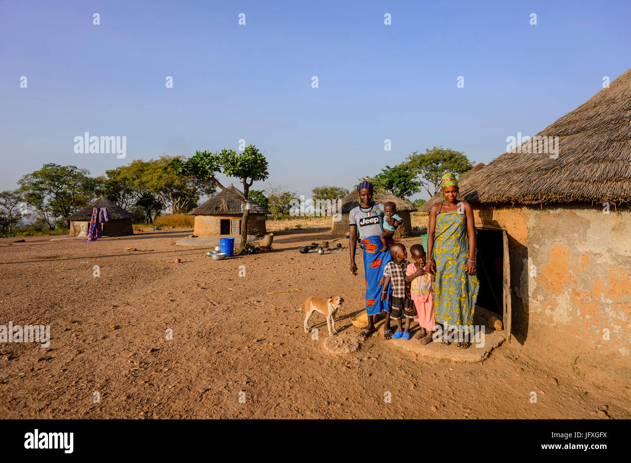 Funali Frau in Benin Stockfoto
