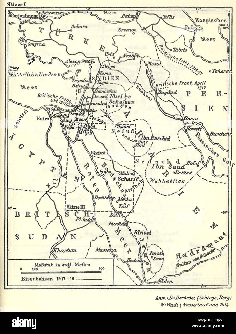 Sterben Sieben collagierte der Weltweisheit, Skizze ich Stockfoto