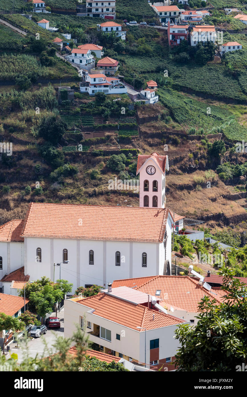 Die Insel Madeira, Camara de Lobos. Carachico Kirche Stockfoto