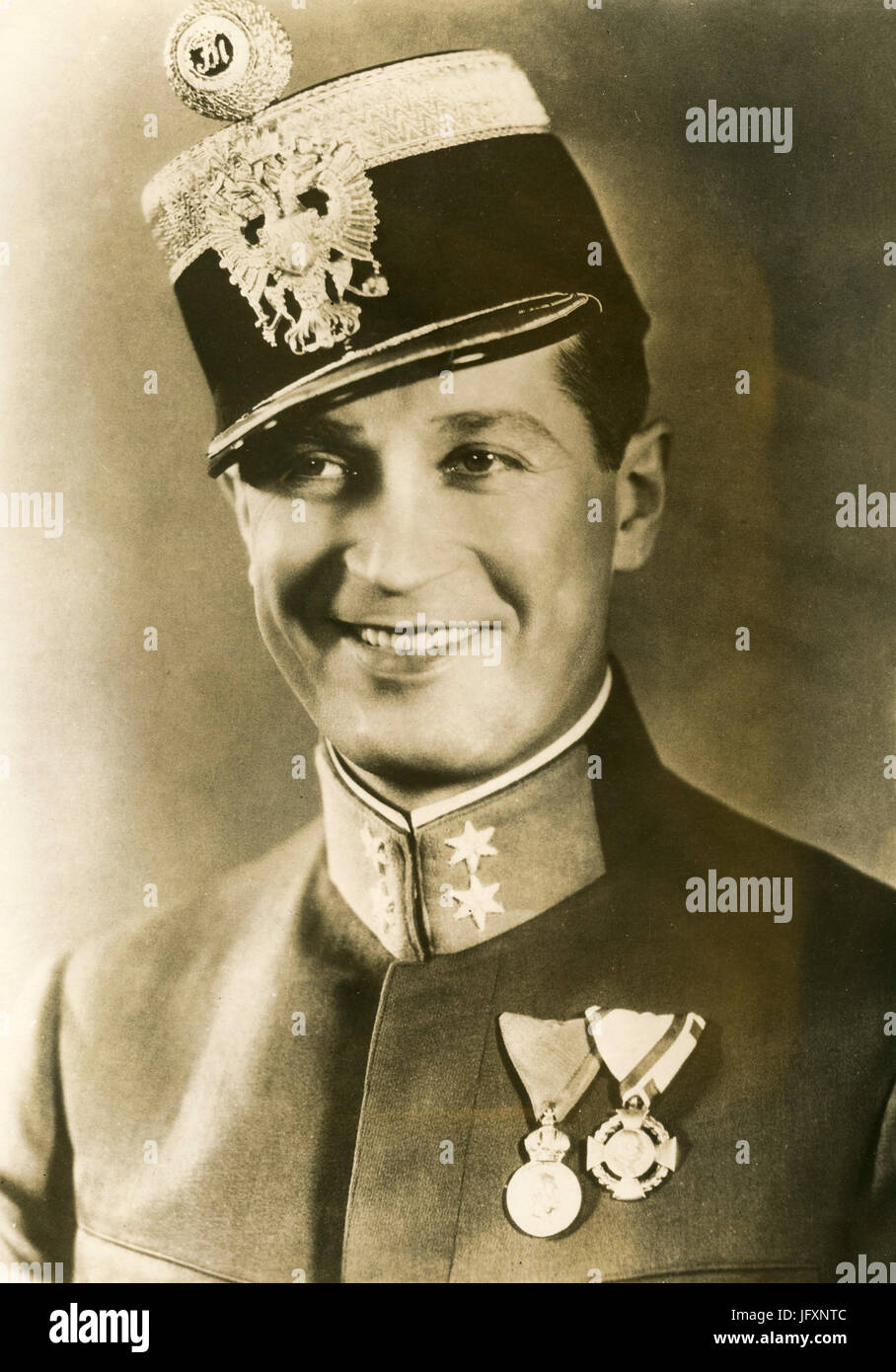Französischer Schauspieler Maurice Chevalier Stockfoto