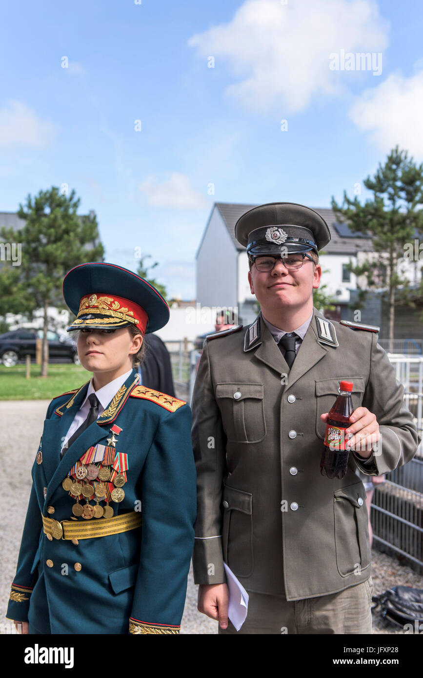 Comic-Buch-Fans, Cineasten und Cosplay Künstler versammeln sich am The Heartlands in Cornwall für Geekfest 3.0 - ein Fest aller Dinge Sci-Fi, Comic, film Stockfoto