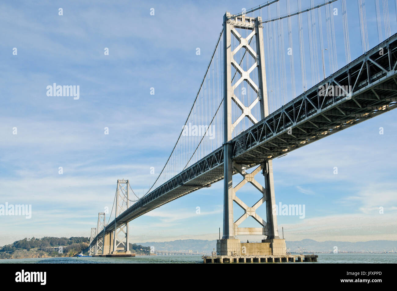 San Francisco - Oakland Bay Bridge Stockfoto