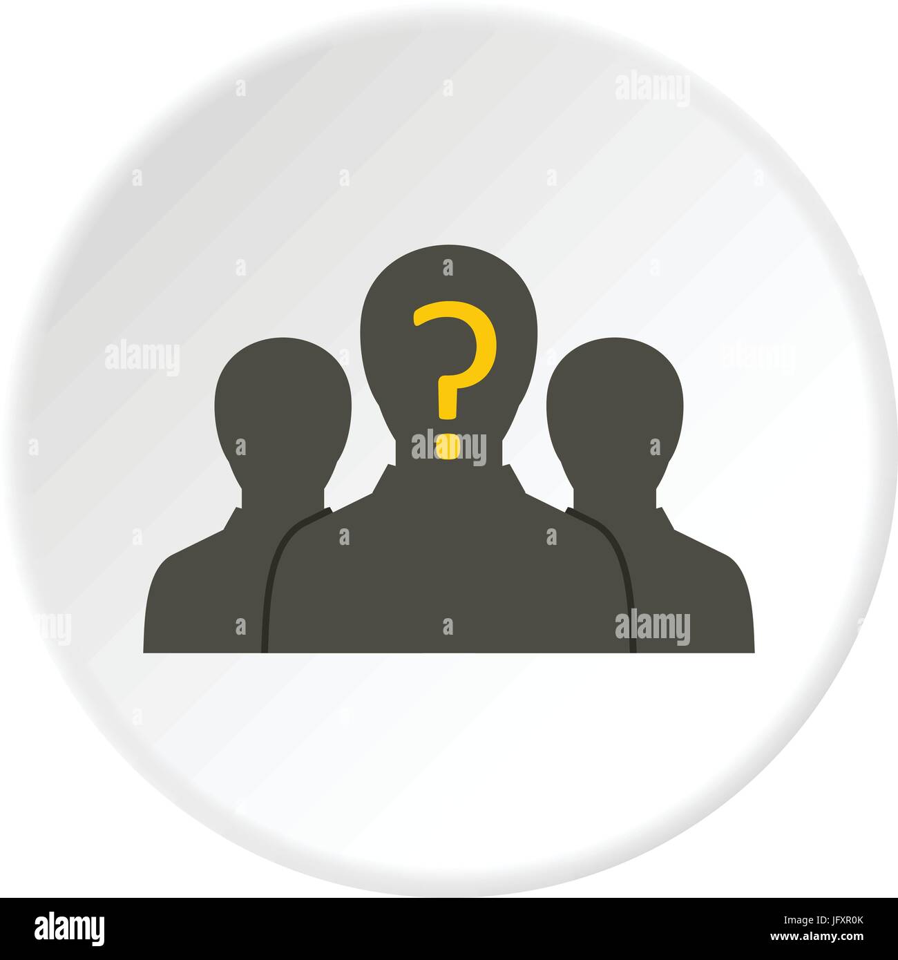 Head Question Mark Symbol Symbolic Stockfotos Und Bilder Kaufen Alamy