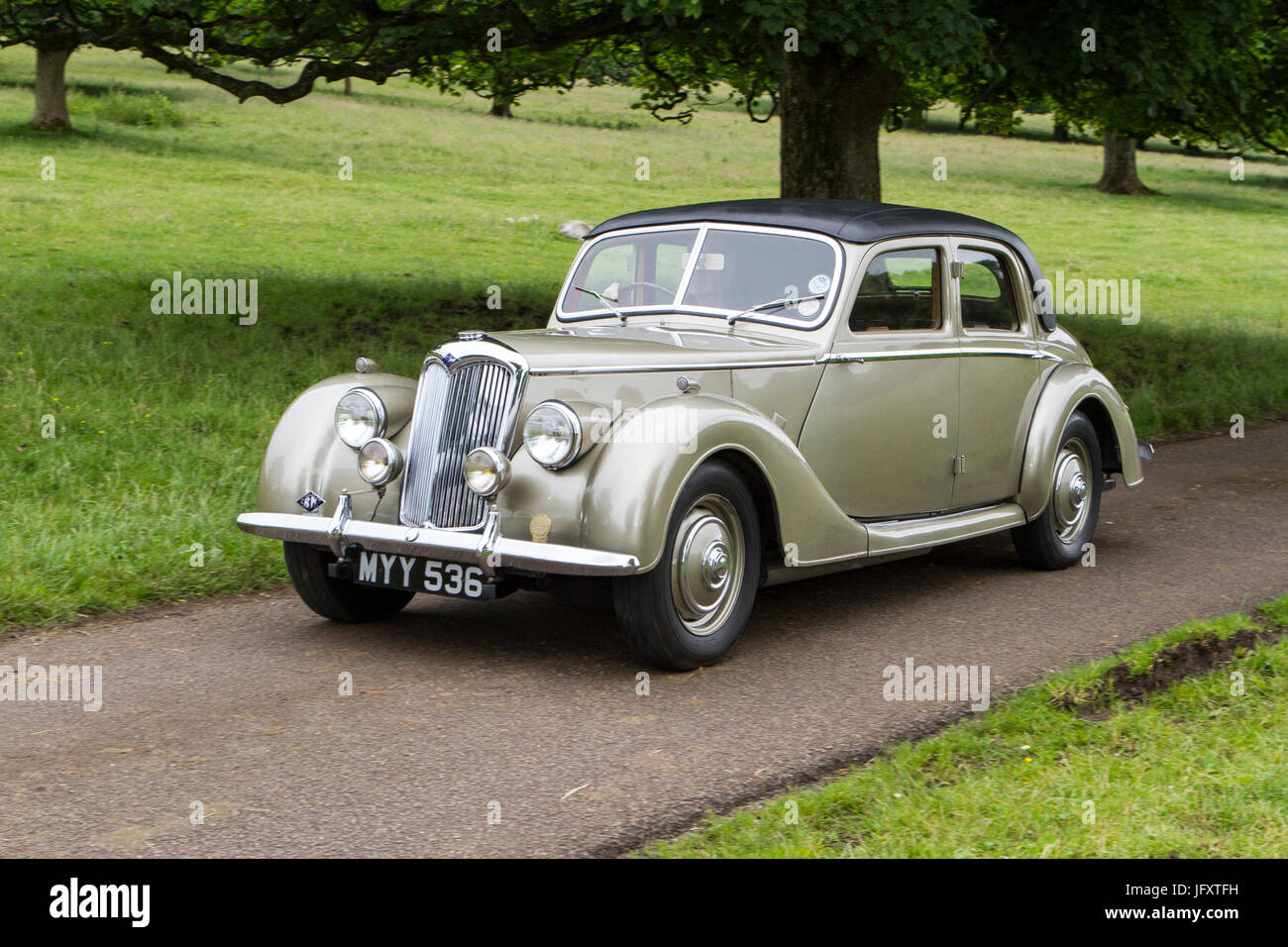 Mark Woodward Classic Events, einer der 12 zeigt an verschiedenen Standorten im Land gehalten und verfügt über mehr als 400 Oldtimer, Oldtimer-Fahrzeugen. Stockfoto