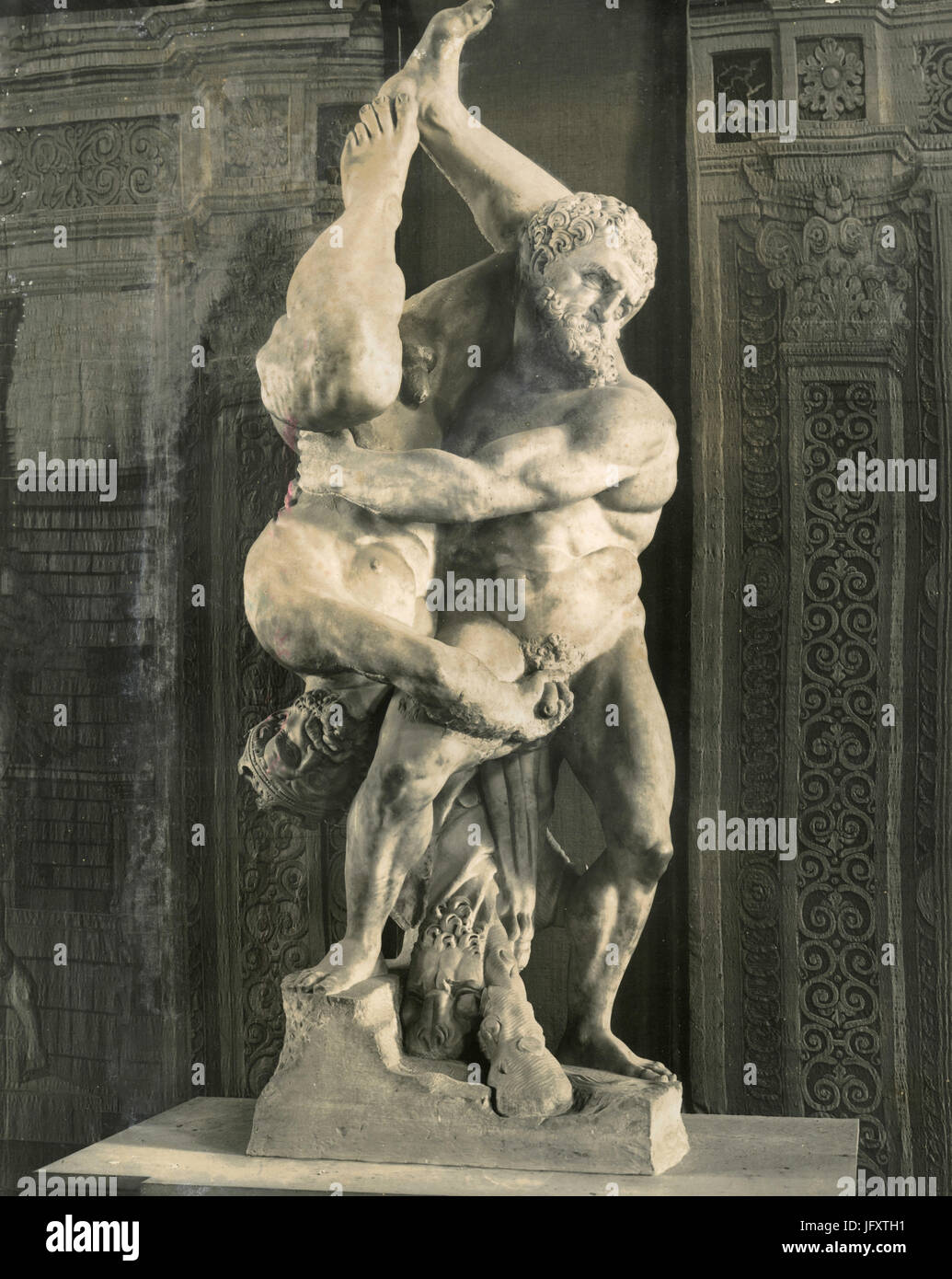 Diomedes von Thrakien, Marmorskulptur von Vincenzo De Rossi, Florenz, Italien Stockfoto