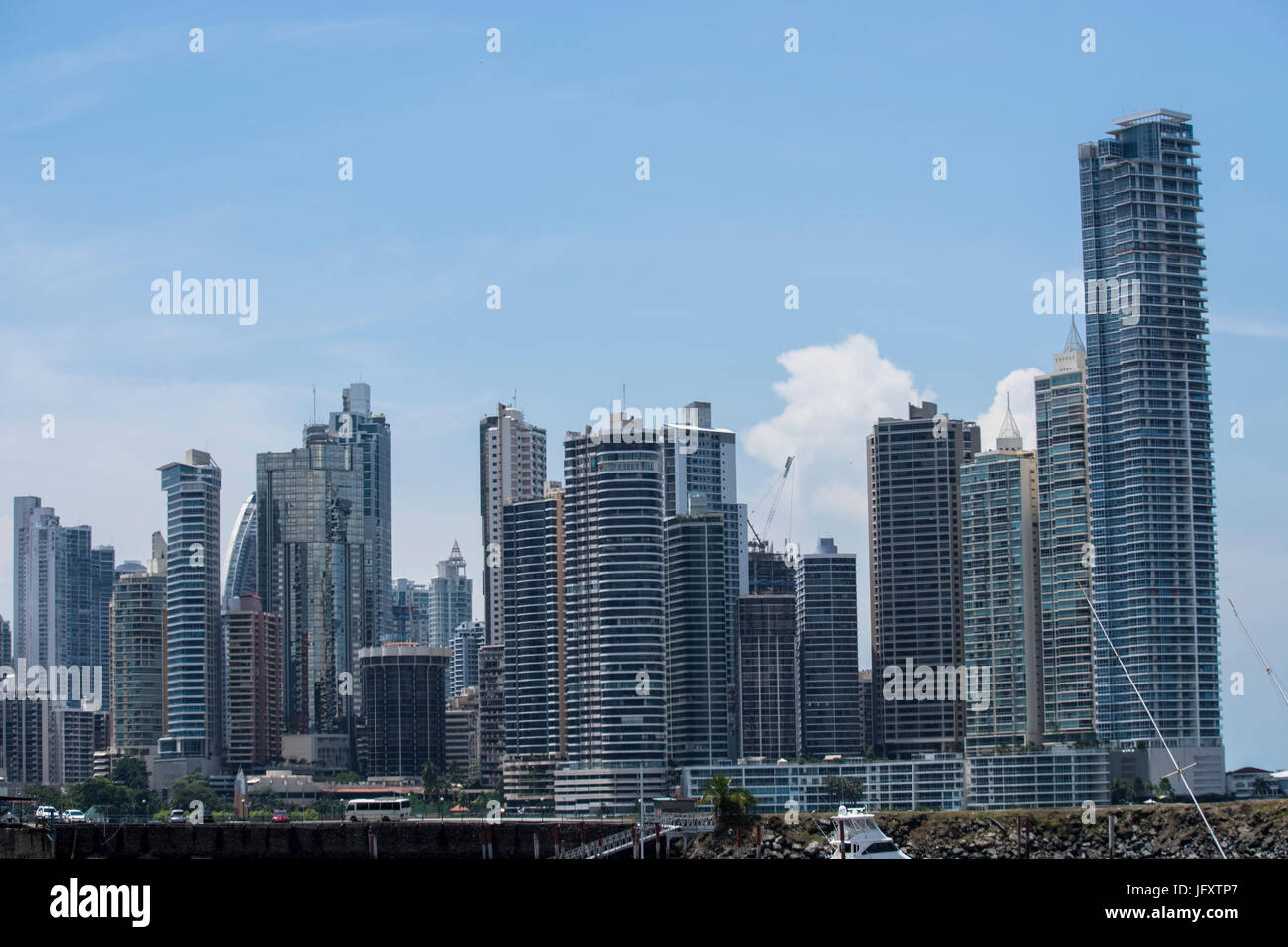 Paitilla Wohntürme in Panama-Stadt Stockfoto