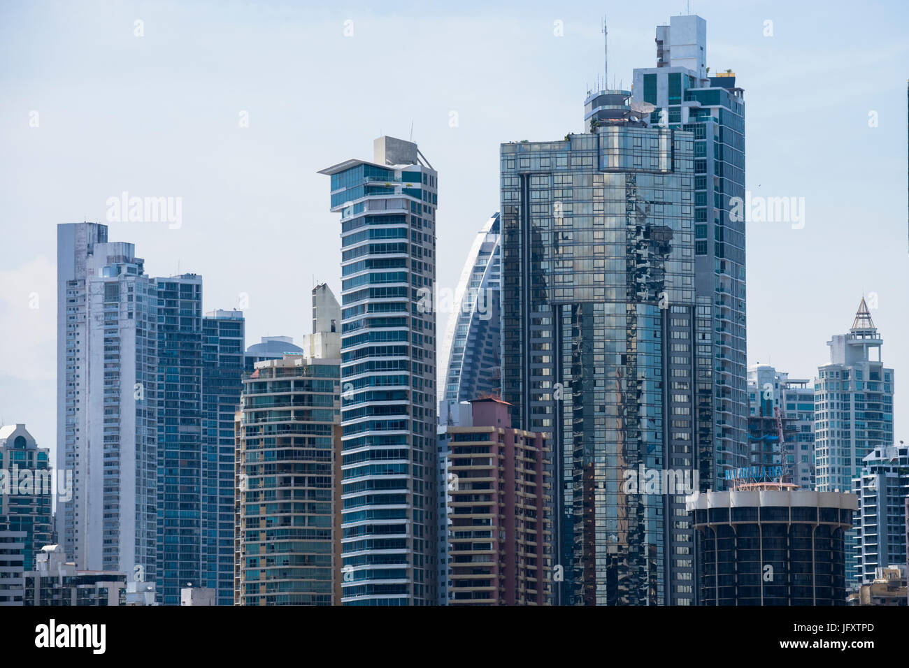 Paitilla Wohntürme in Panama-Stadt Stockfoto