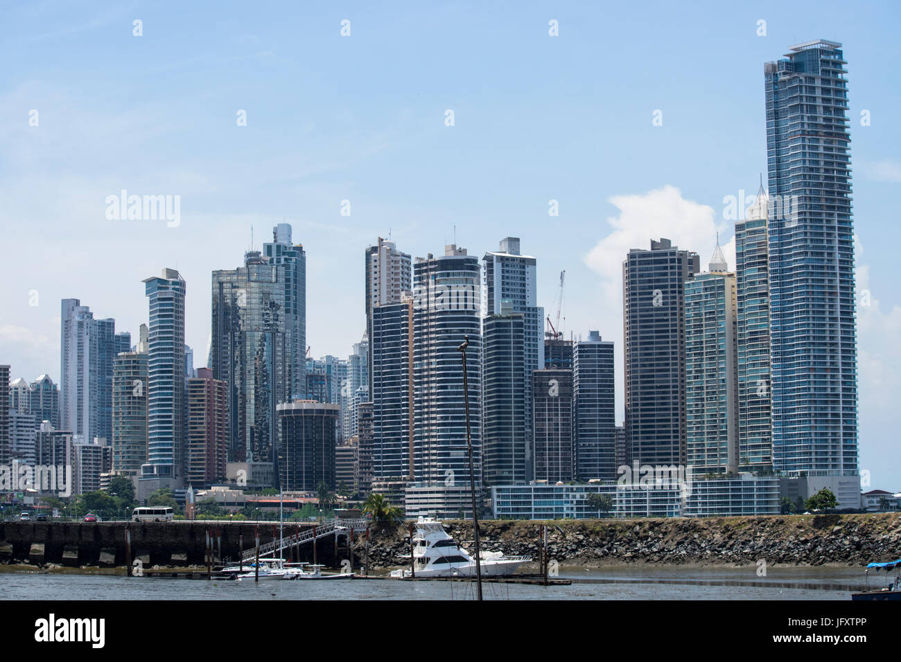 Paitilla Wohntürme in Panama-Stadt Stockfoto