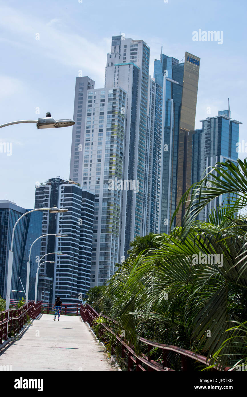 Wohnung Türme Panama City-Panama Stockfoto