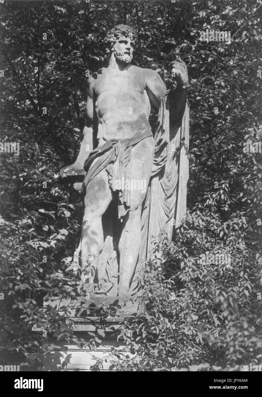 Dresden, Palais des Grafen Heinrich von Brühl, Später des Grafen Camillo Marcolini, Johann Christoph Knöffel, Statue des Perikles von Thaddäus Ignatius Wiskotschill, 21. (7) 1795 in Dresden Stockfoto