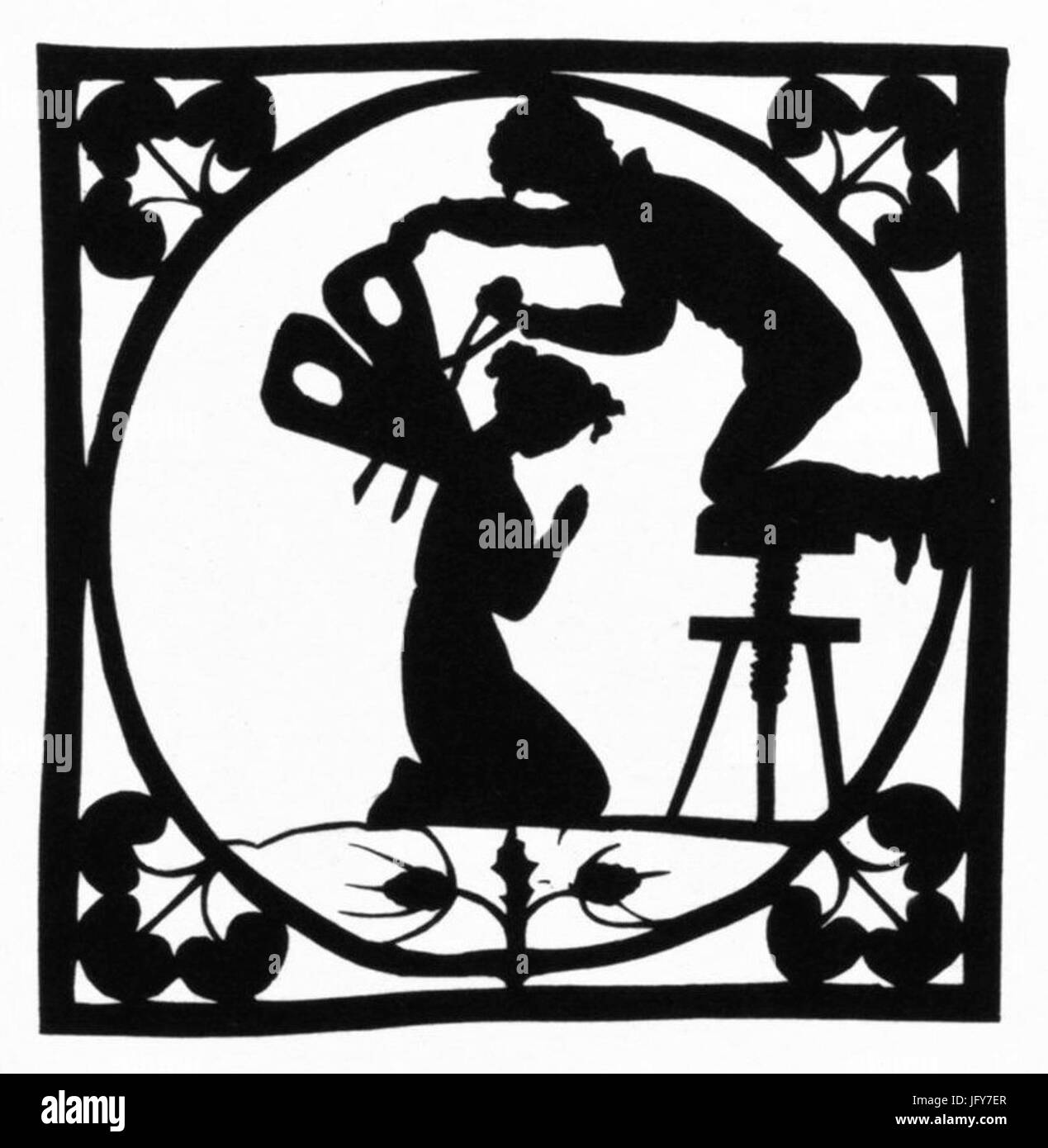 Duttenhofer, Luise, Luise Duttenhofer als Psyche, der Die Flügel Gestutzt Werden Stockfoto