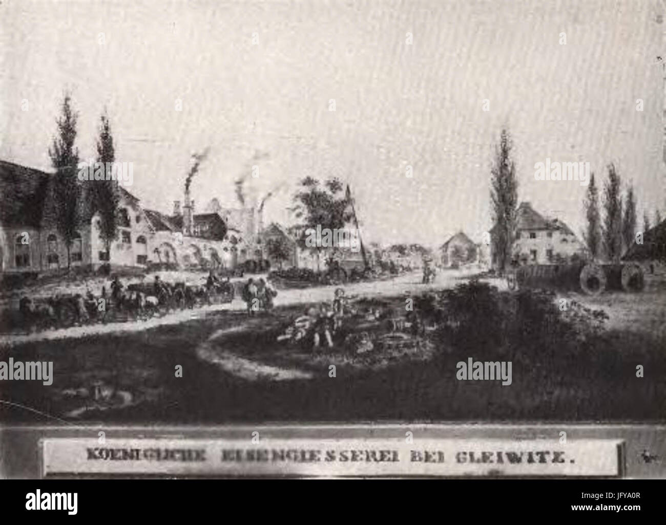 Eisengießerei Gleiwitz 1 Stockfotografie Alamy