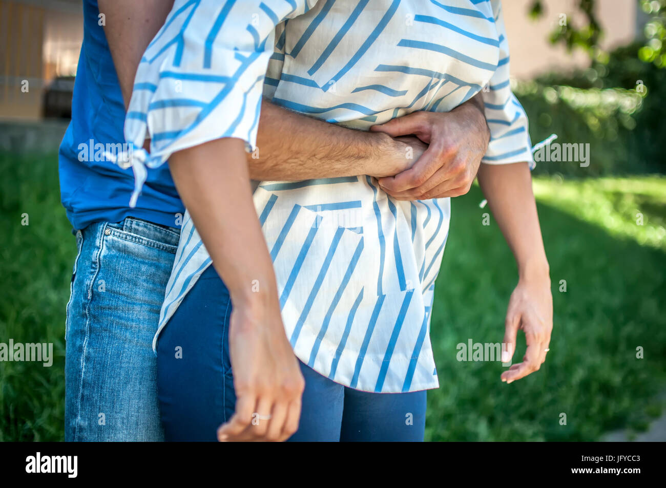 Schritt für das Heimlich-Manöver-Verfahren Stockfotografie - Alamy