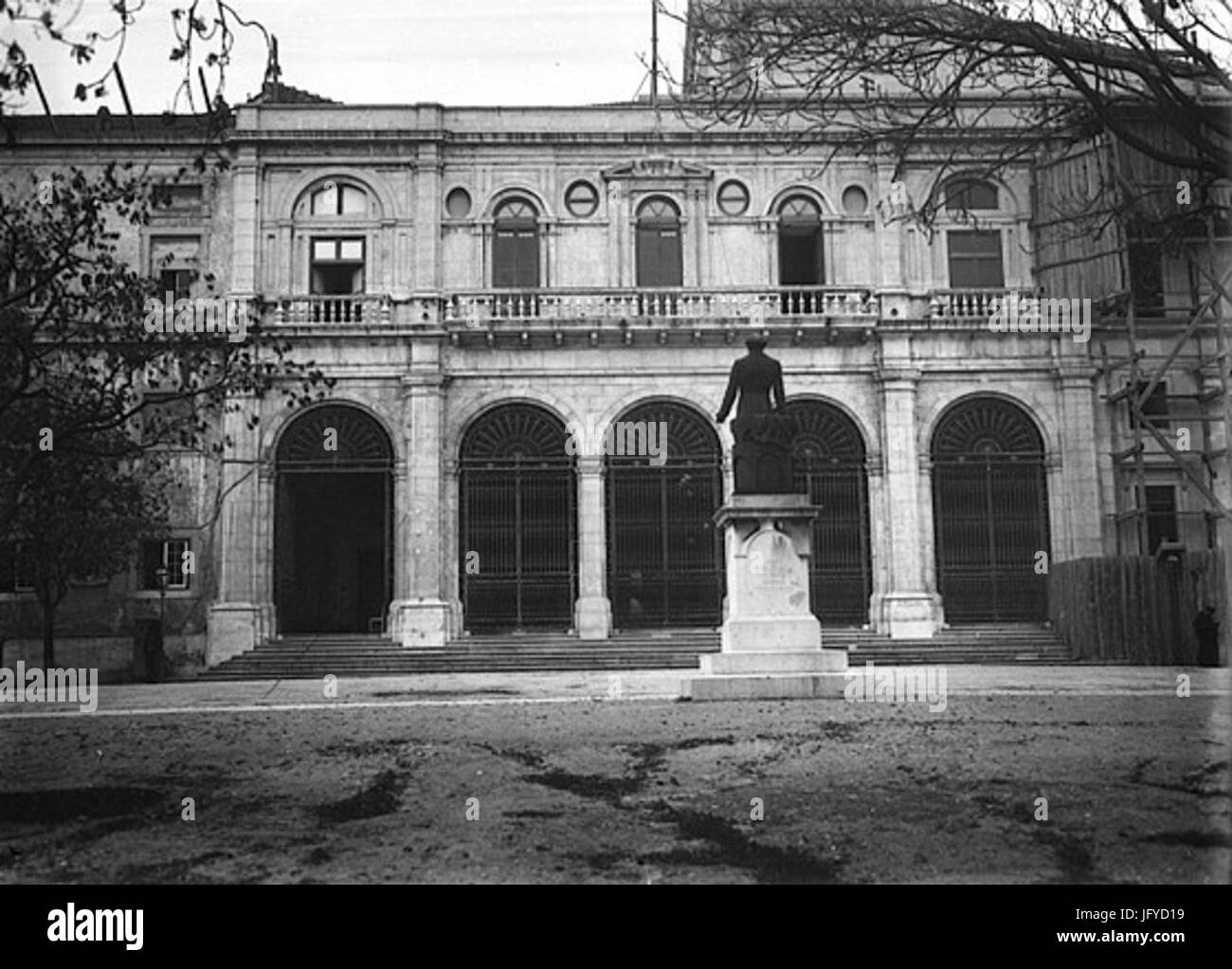 Entrée du Parlement ein Lisbonne 28front29 Stockfoto