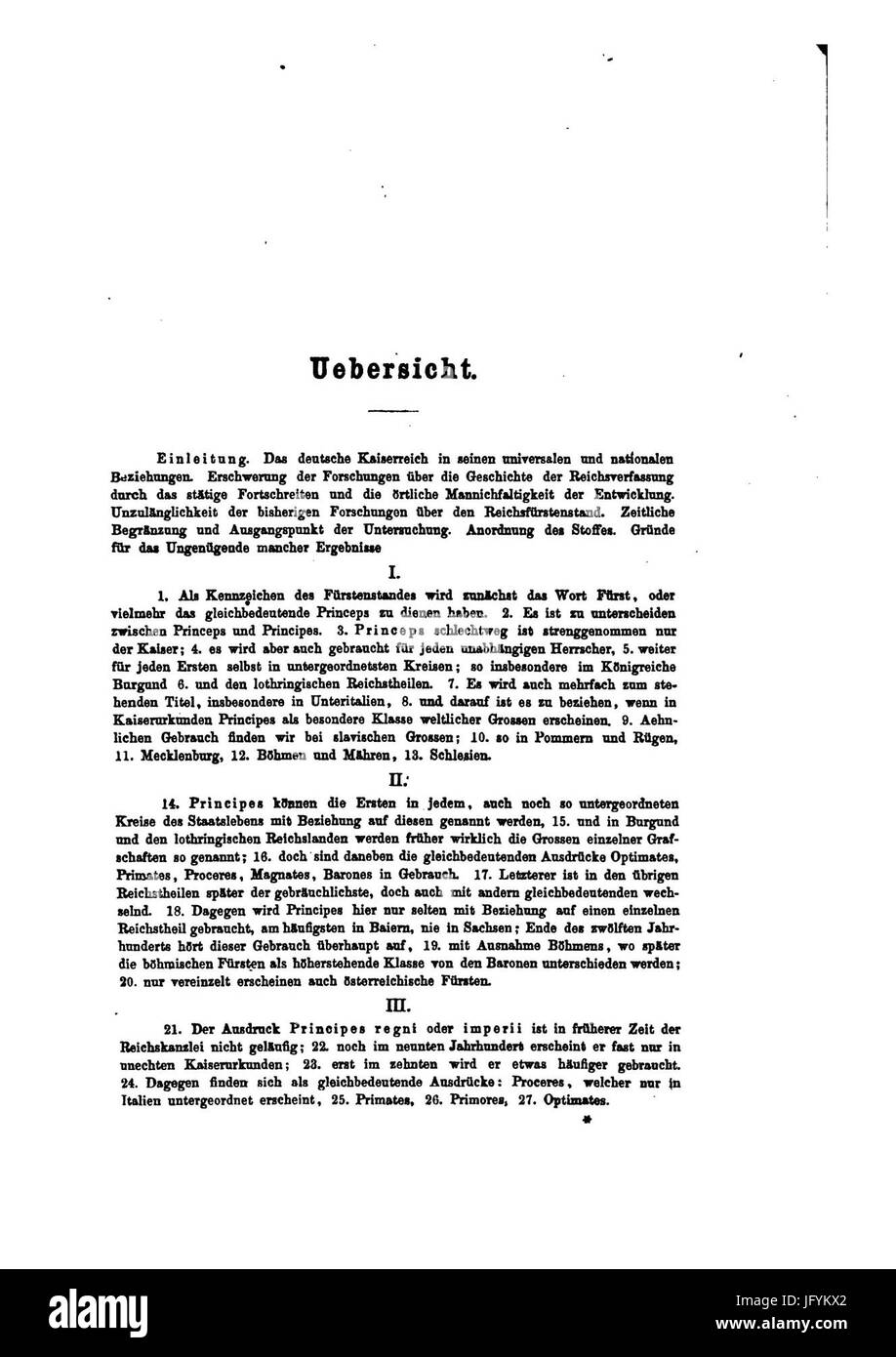 Ficker Vom Reichsfürstenstande 019 Stockfoto