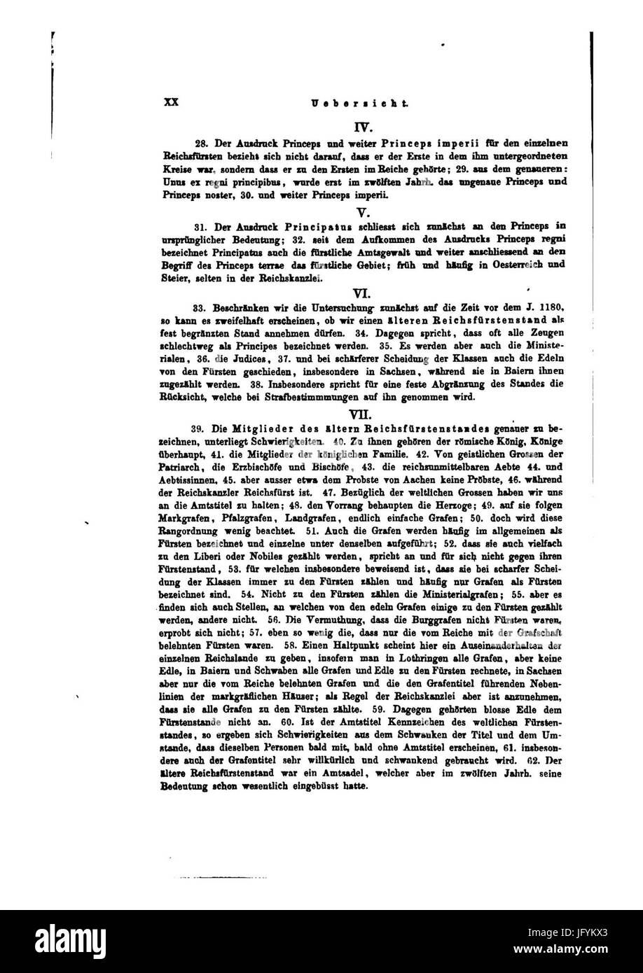 Ficker Vom Reichsfürstenstande 020 Stockfoto