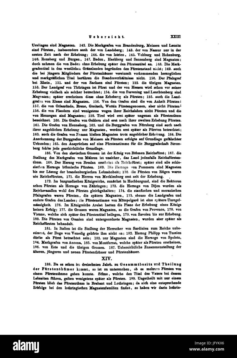 Ficker Vom Reichsfürstenstande 023 Stockfoto