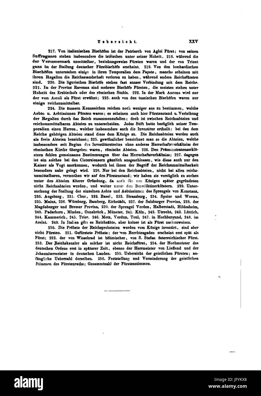 Ficker Vom Reichsfürstenstande 025 Stockfoto