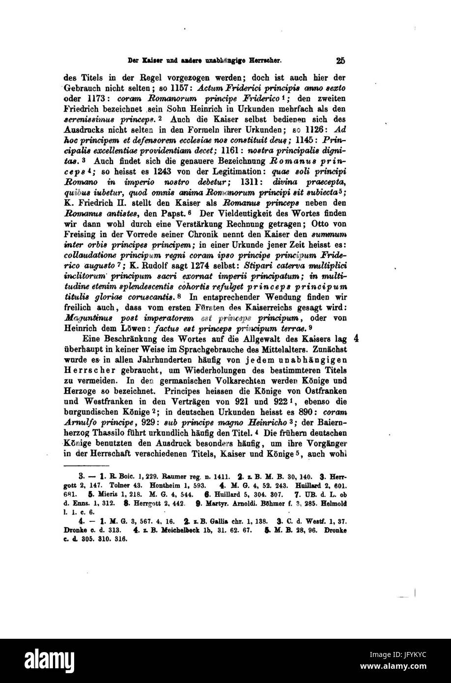 Ficker Vom Reichsfürstenstande 053 Stockfoto