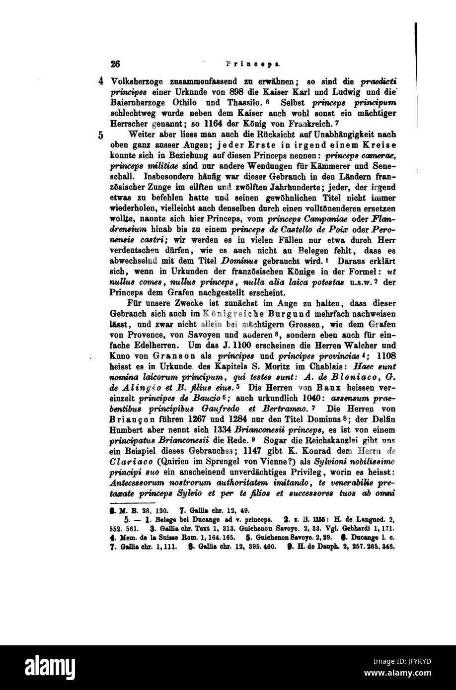 Ficker Vom Reichsfürstenstande 054 Stockfoto