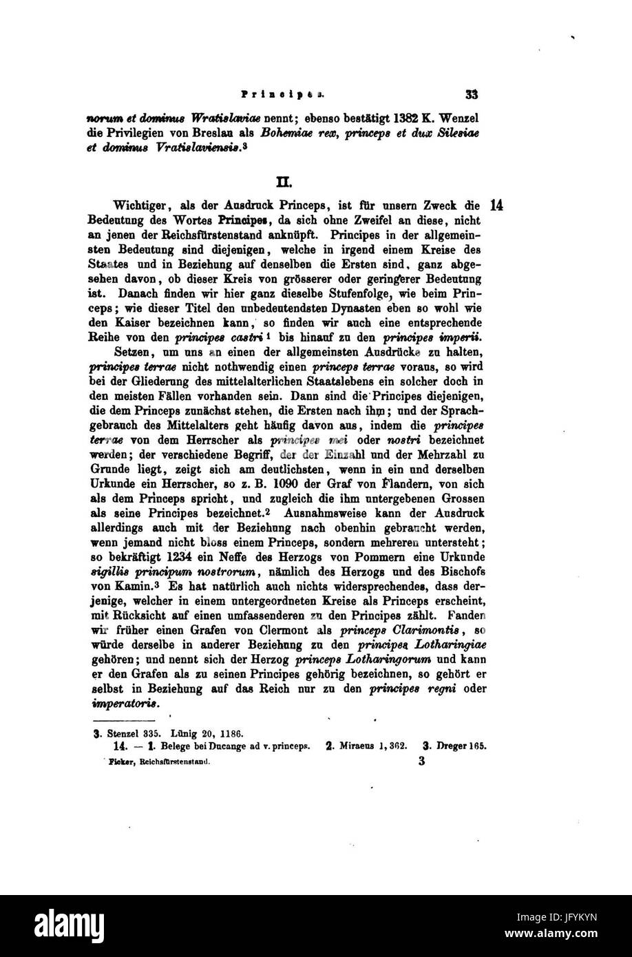 Ficker Vom Reichsfürstenstande 061 Stockfoto