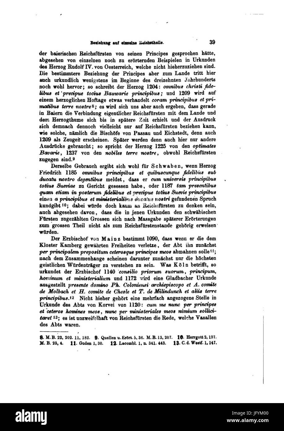 Ficker Vom Reichsfürstenstande 067 Stockfoto