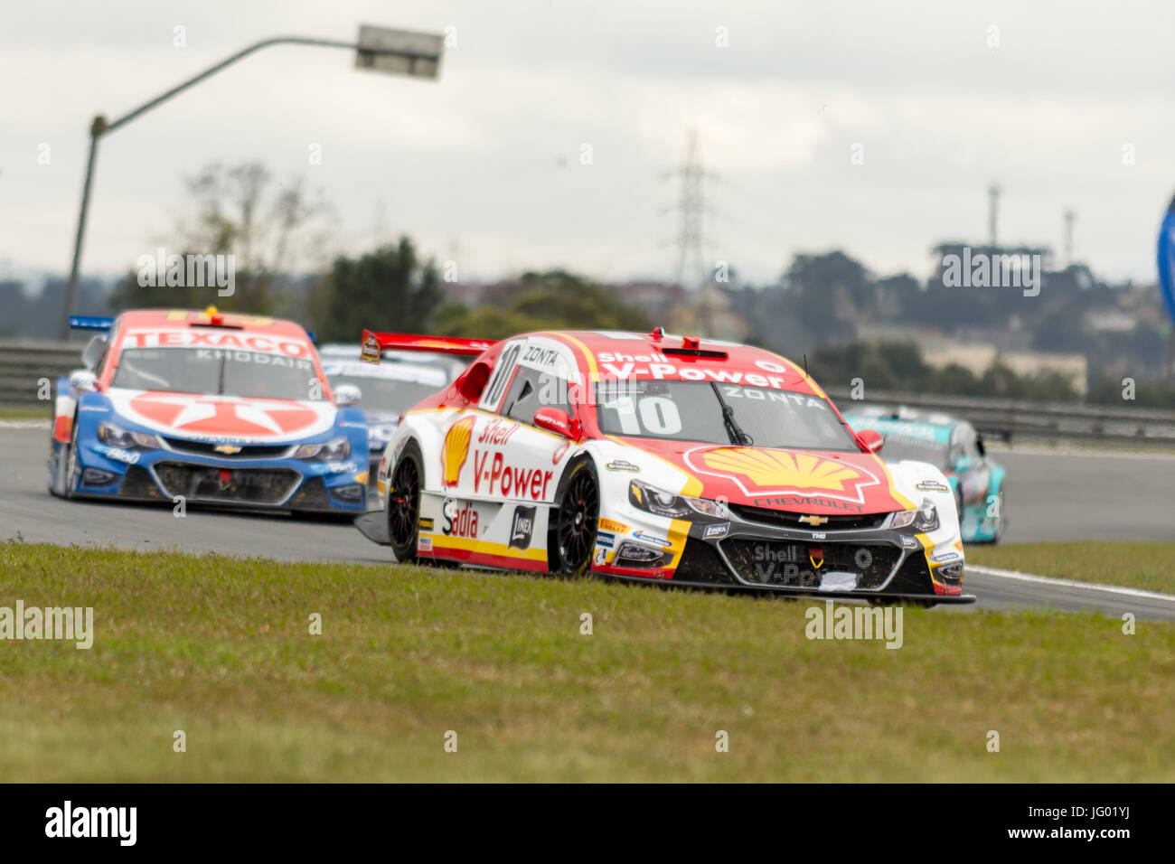 Curitiba, Brasilien. 2. Juli 2017. Ricardo Zonta bei 1 Million Stock Car Rennen statt im Curitiba International Autodrom in Curitiba, PR. Credit: Reinaldo Reginato/FotoArena/Alamy Live News Stockfoto