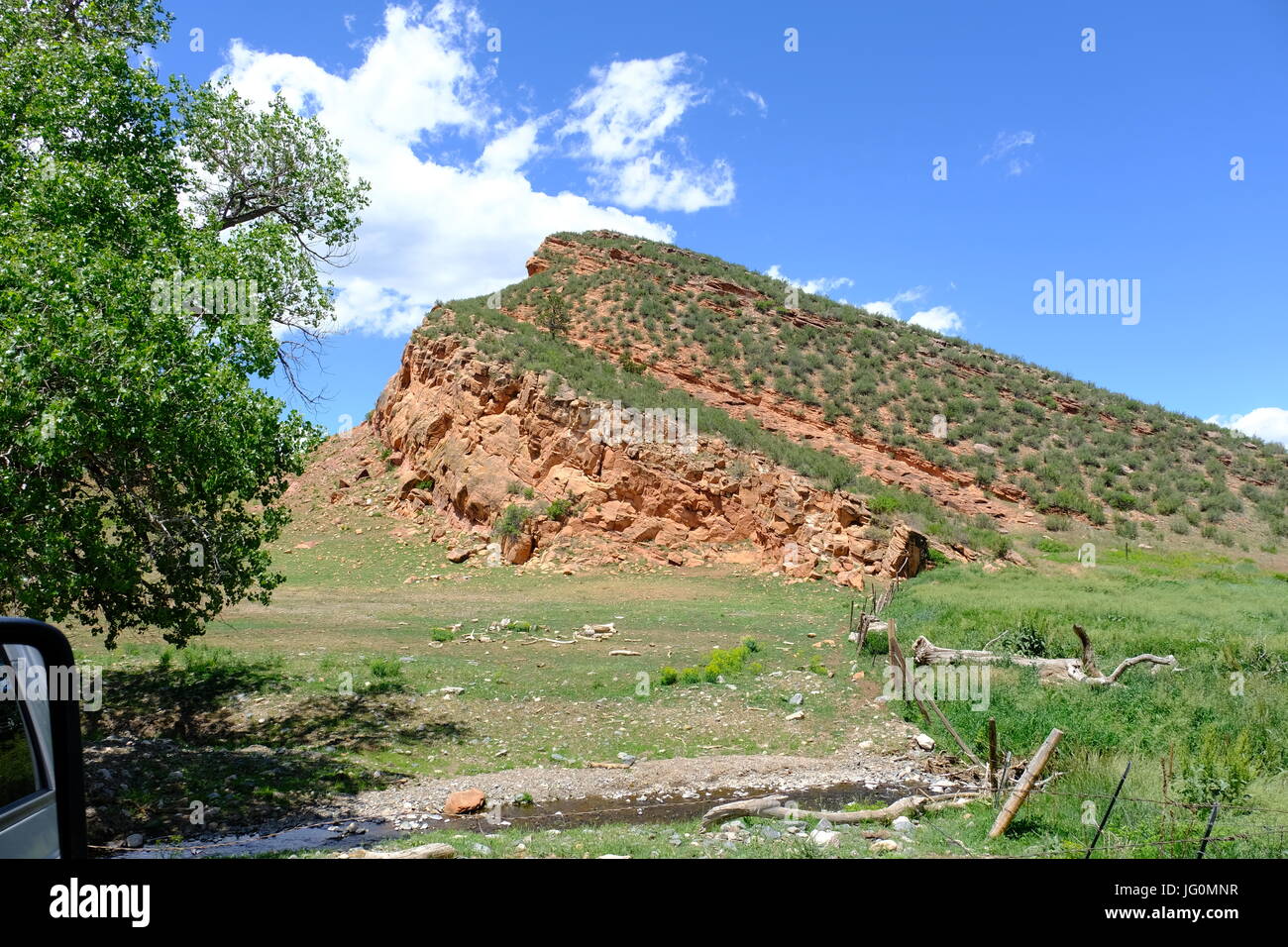 US-Bundesstaat Colorado ländlichen Landschaft an einem Sommertag. Stockfoto