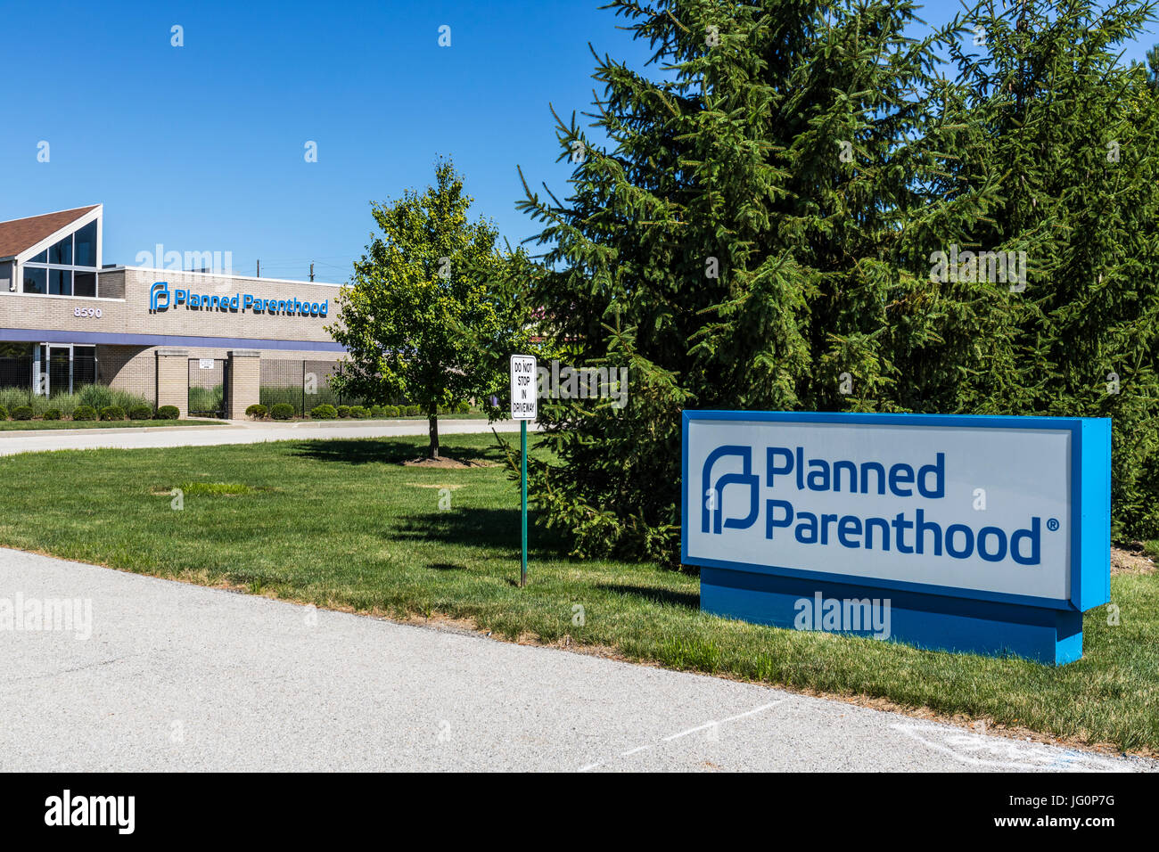 Indianapolis - ca. Juli 2017: Planned Parenthood Lage. Planned Parenthood erbringt reproduktive Gesundheit in der US-VIII Stockfoto