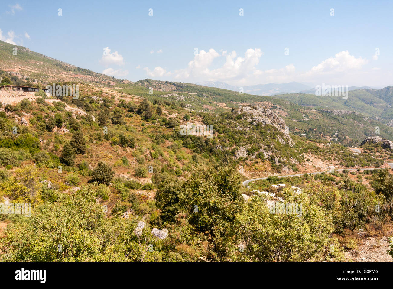 Das robuste Taurusgebirge, Alanya, Türkei Stockfoto