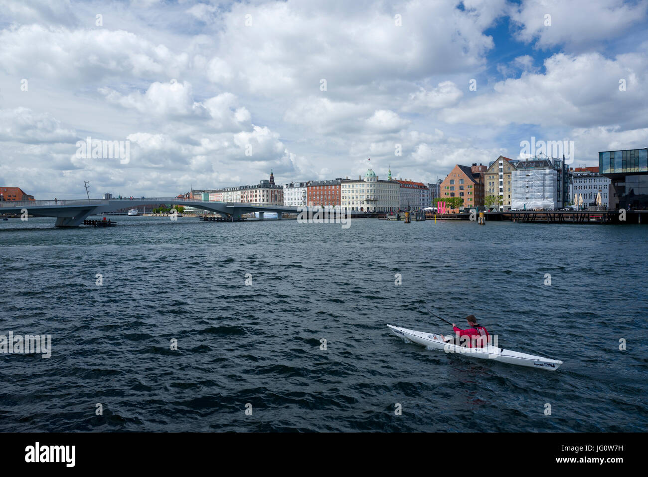 Innerer Hafen von Kopenhagen Stockfoto