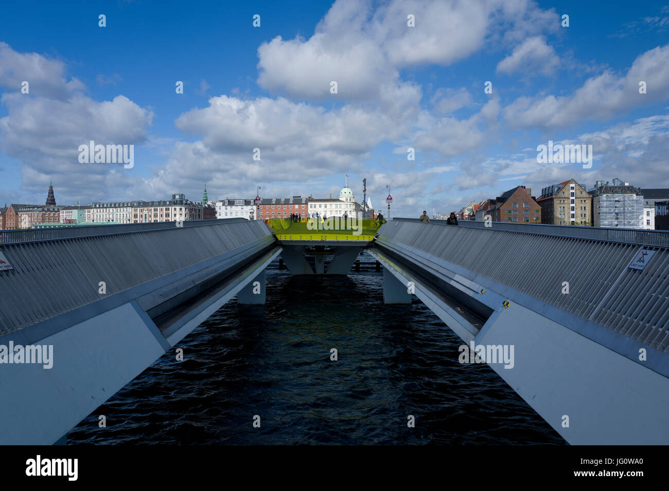 Innenhafen Brücke, Kopenhagen, Dänemark Stockfoto