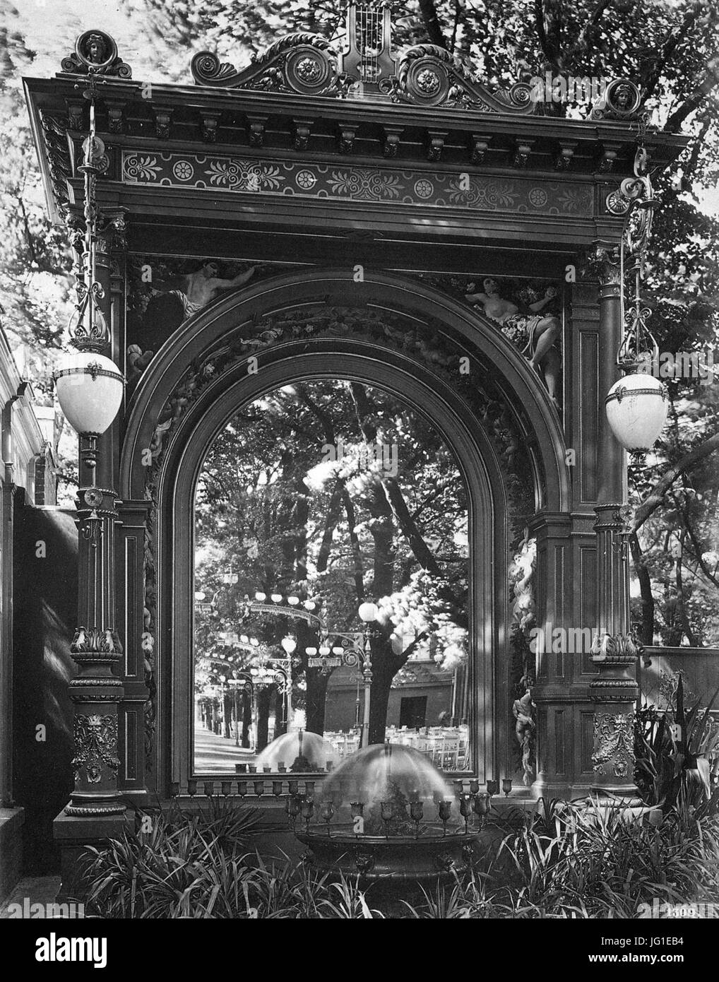 Garten der Kroll Oper Haus, Berlin 1885 (2) Stockfoto