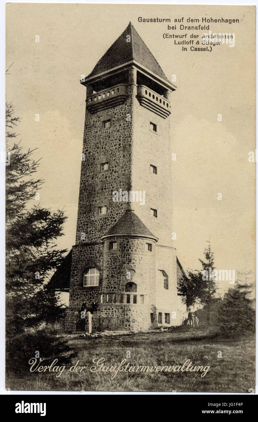 Gaußturm01 Stockfoto