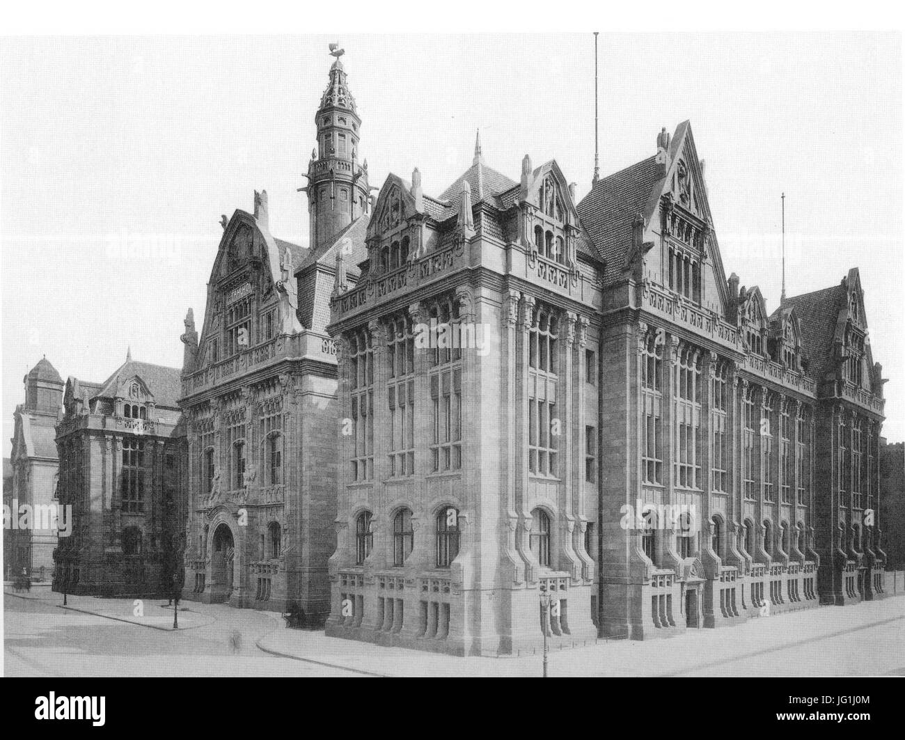 Düsseldorf-Stahlhof, Bastionstr. 39, Architekt Johannes Radke. Quelle sterben Architektur des XX. Jahrhunderts - Zeitschrift Für moderne Baukunst. Jahrgang 1909, Nr. 83 Stockfoto