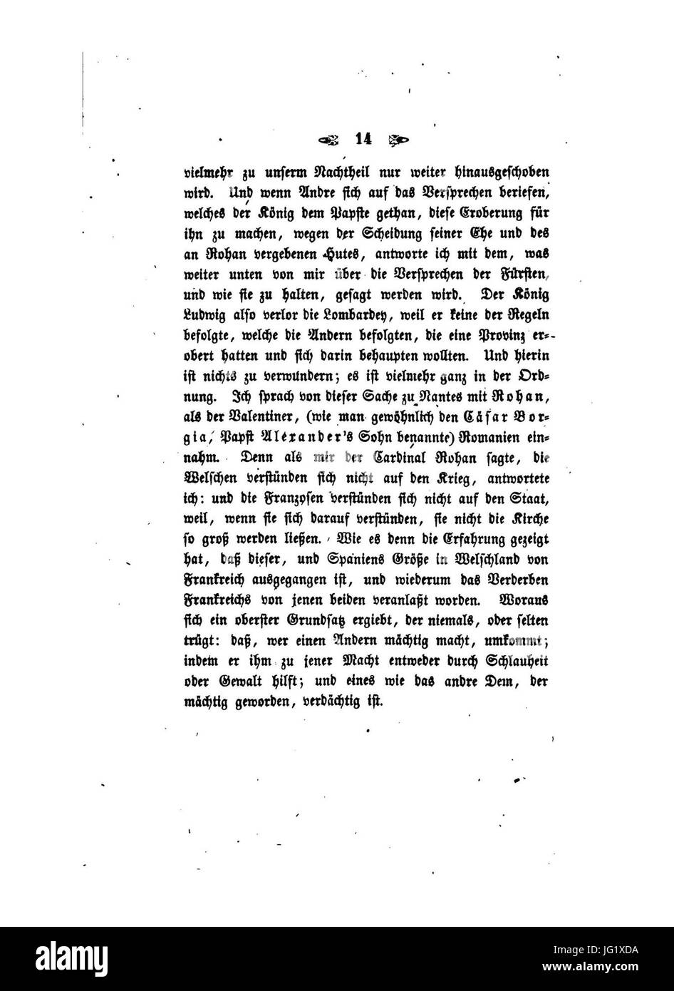 Der Fürst (Machiavelli Regis) 032 Stockfoto