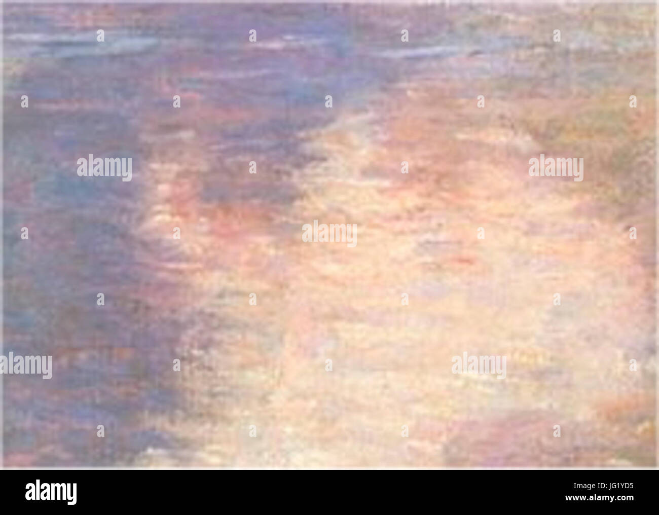 Detail von Claude Monet Matin Sur la Seine le Beau temps 28189729 Stockfoto