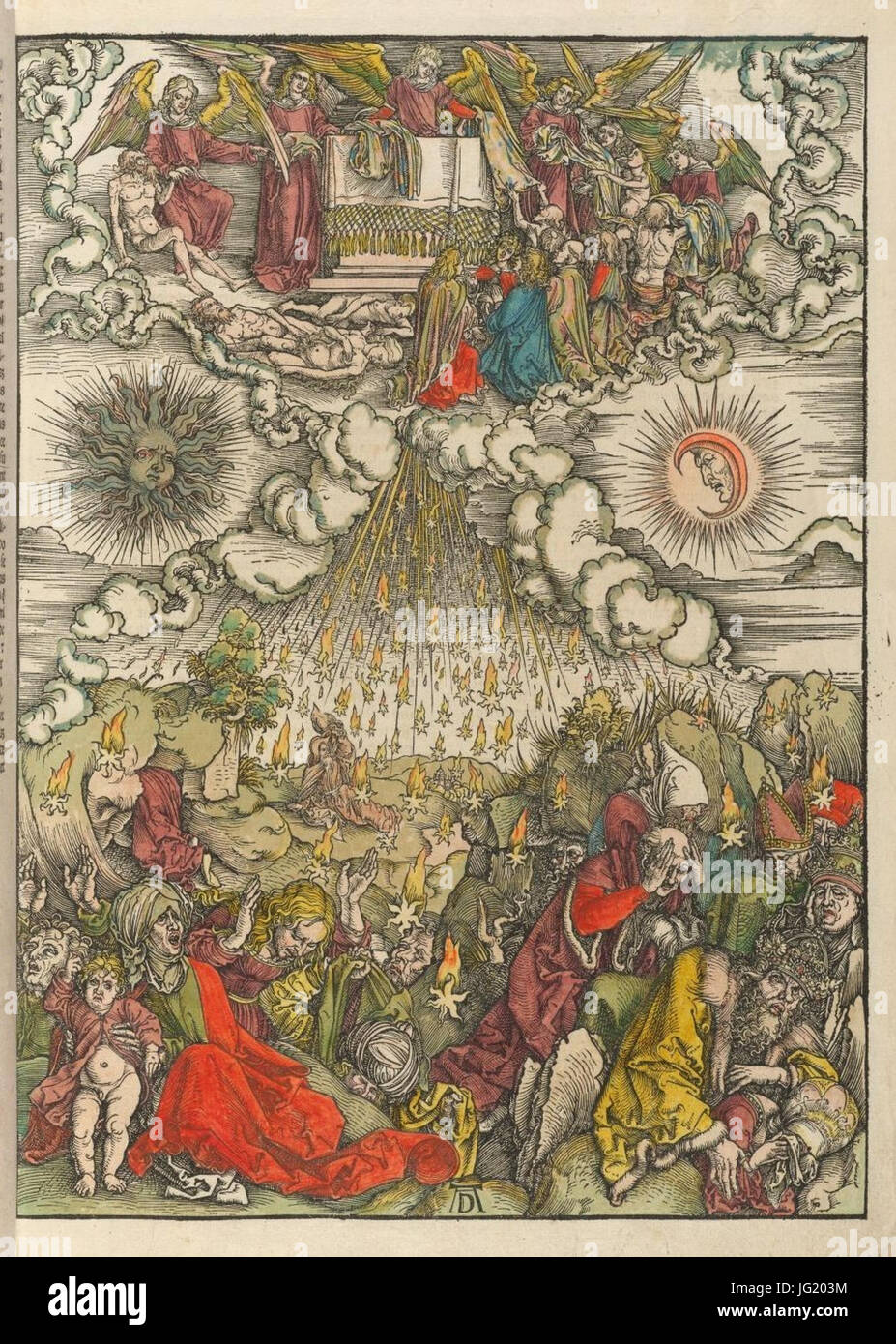 Houghton Typ Inc 2121A - Dürer, Apokalypse, 25 Stockfoto