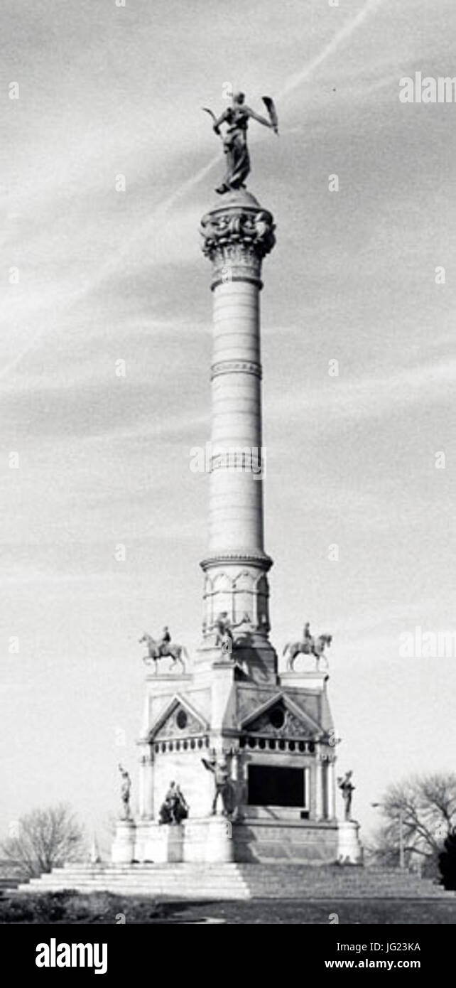 Iowa Soldaten 26 Sailors Monument Des Moines 1894 Stockfoto