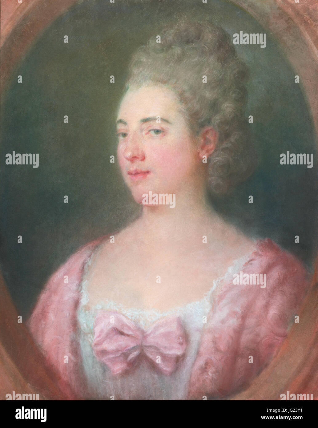 Isabelle-Agneta-Élizabeth de Zuylen, von Jean-Baptiste Perronneau Stockfoto